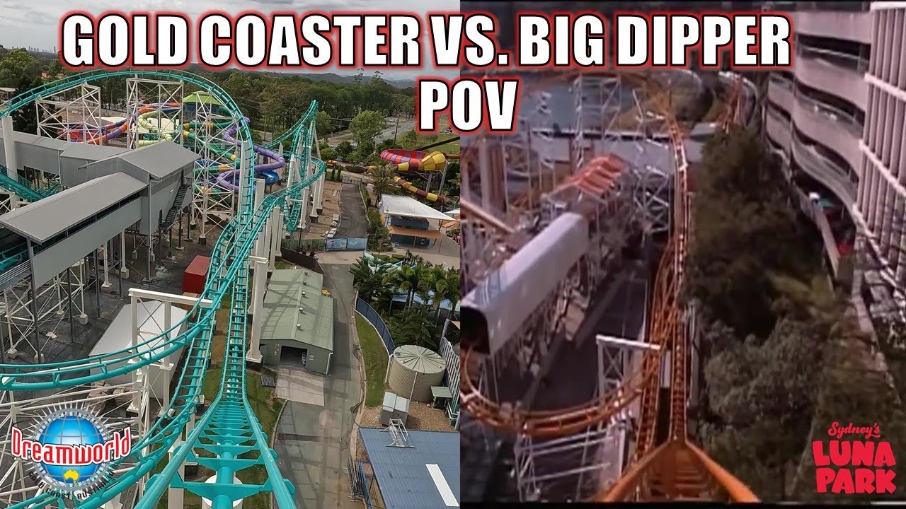 Gold Coaster vs. Big Dipper POV | Compare the Ride at Luna Park to How it Looks Today at Dreamworld