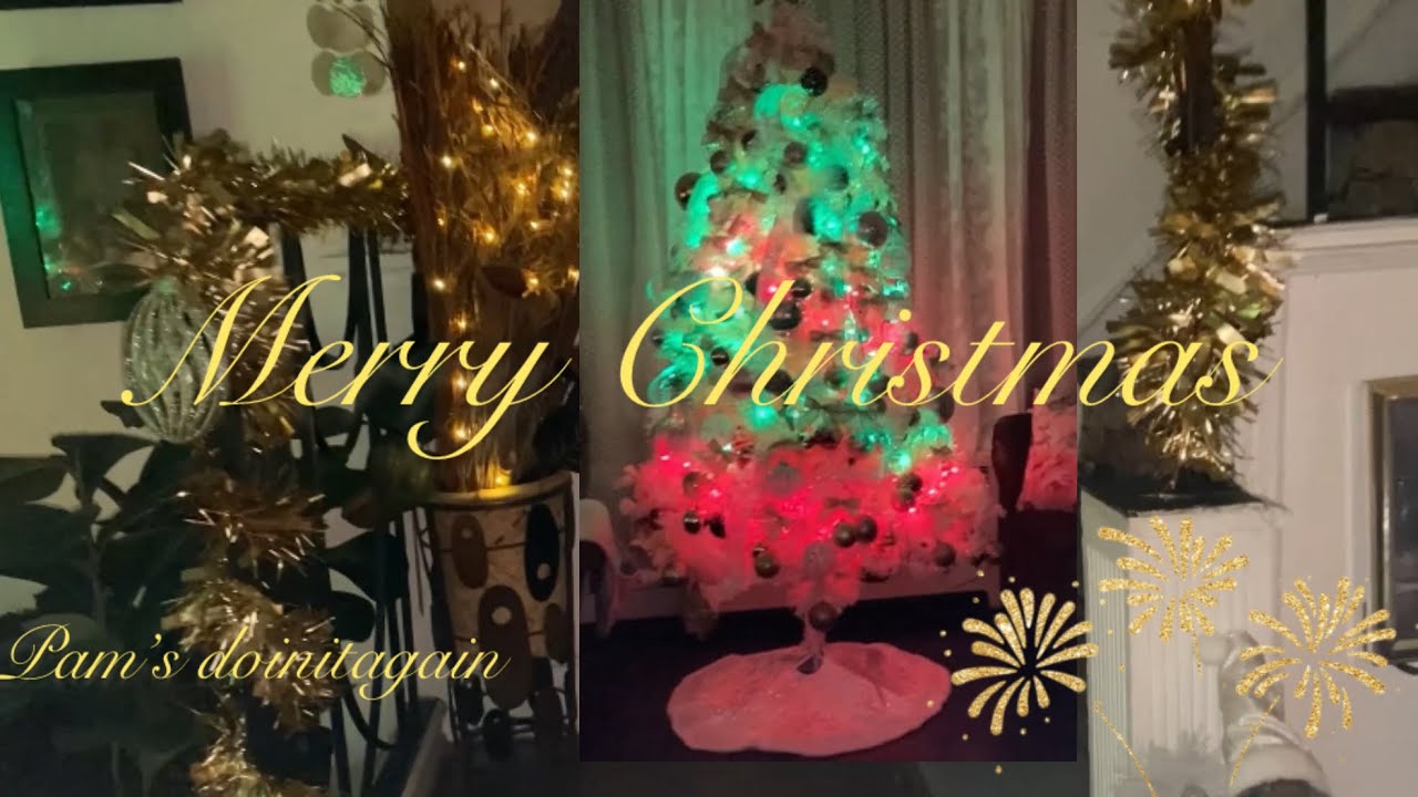 ♥️🤍Merry Christmas!🍂🎄🧑🏽‍🎄🍂Decorating & Painting!♥️🤍￼Putting up the Tree’s🍂🎄🎅🏼🍂