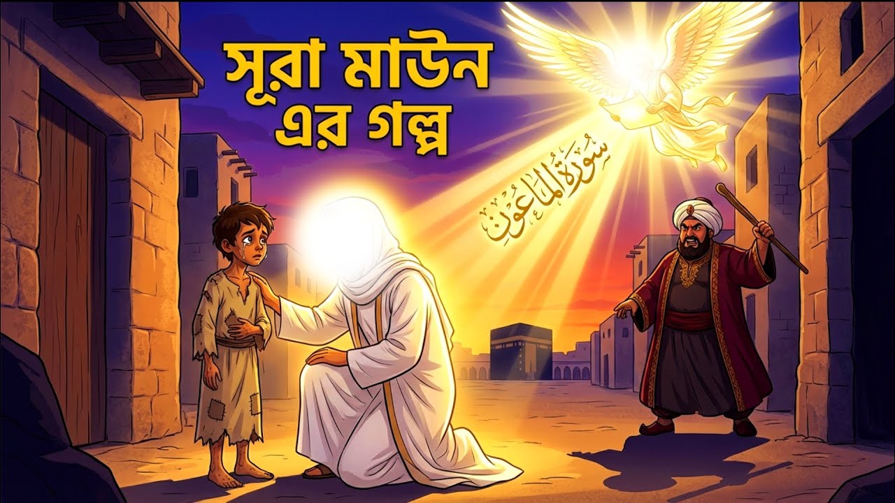 সূরা মাউন এর গল্প || যে সূরা নাজিল হয়েছিল এতিমের কান্নায় || Surah Al-Maun