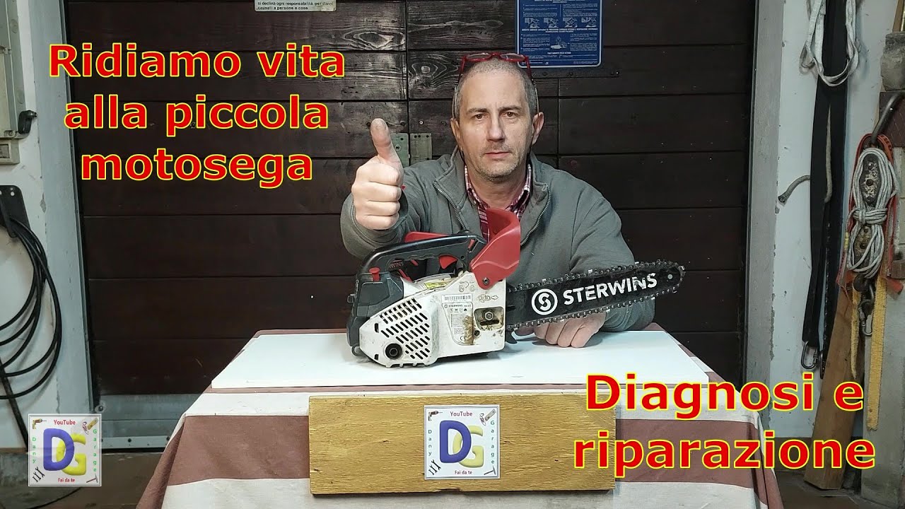 Riparazione motosega Sterwins PCS 2-27.31 ---  Sterwins PCS 2-27.31 chainsaw repair