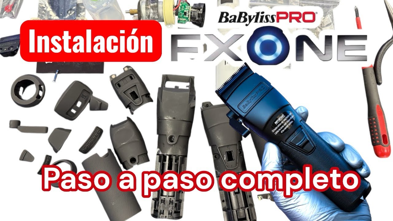 Instalación de máquina fxone - Como montar una Babyliss clipper con Cicericlippers 