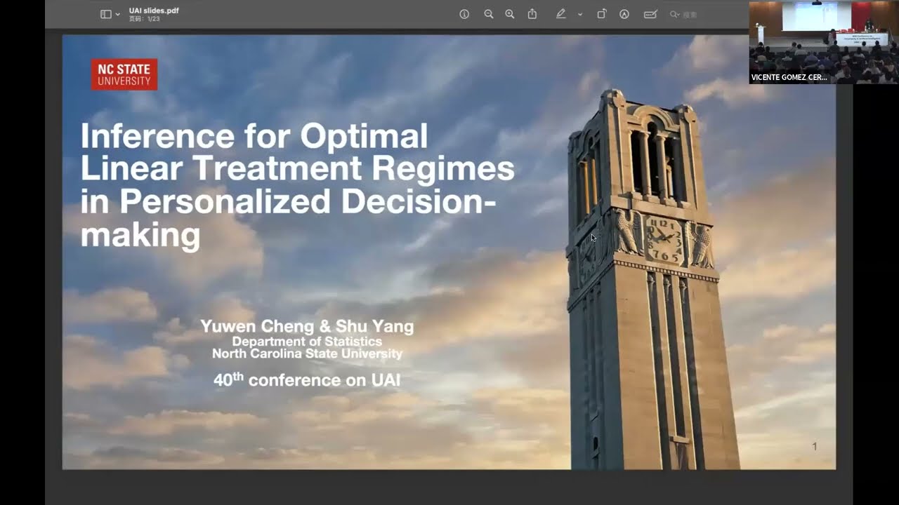 UAI 2024 Oral Session 2: Statistical Inference