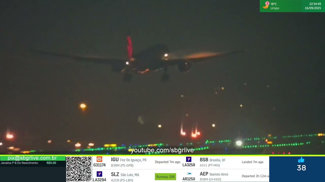 Live transmitida em 17/09/2025 noite