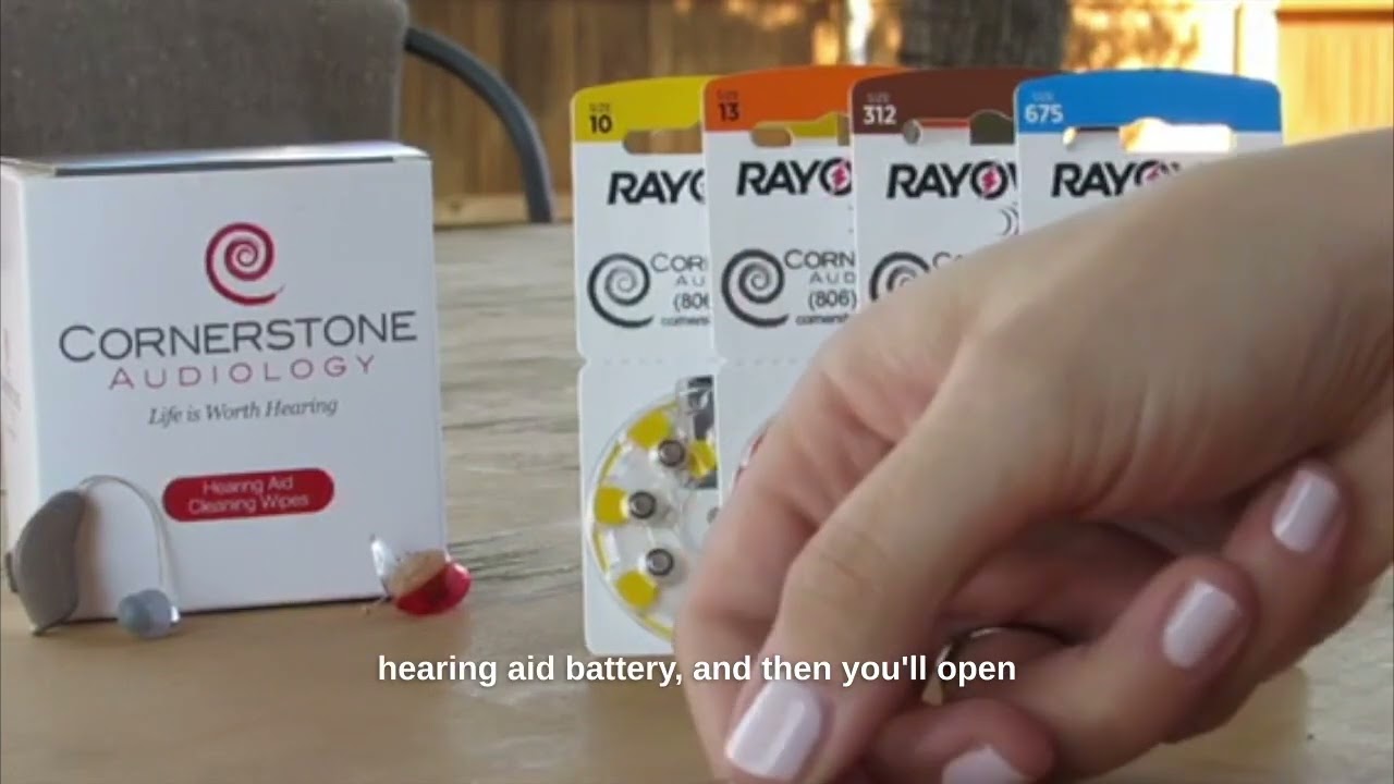 Cornerstone Audiology | How to Change The Battery on Battery Based Hearing Aids