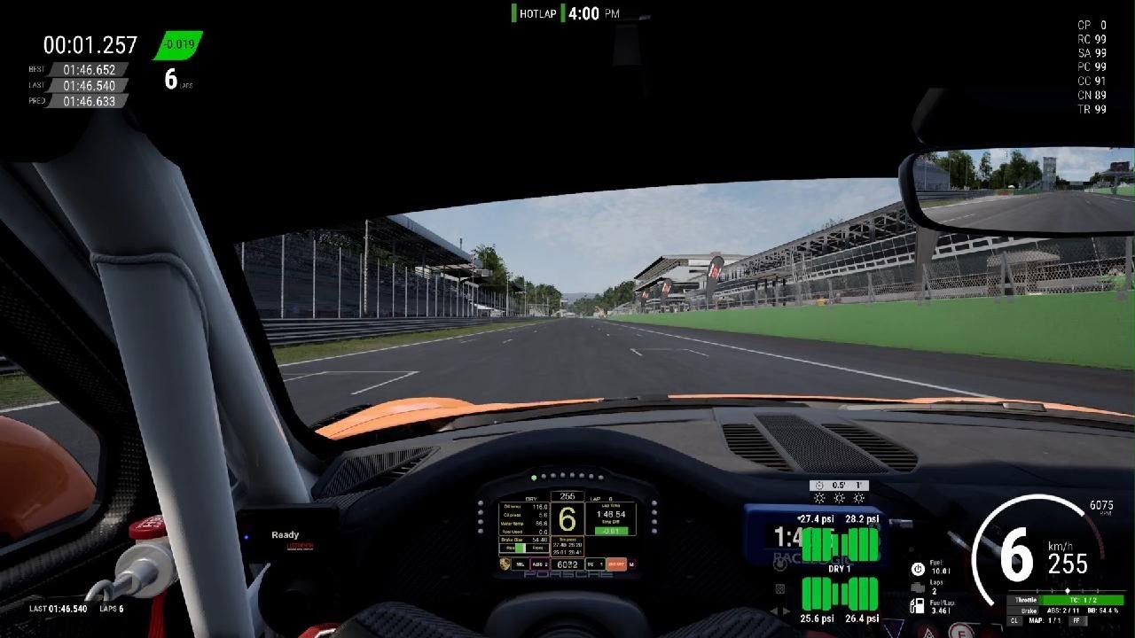 Assetto Corsa Competizione (PS5) - Porsche 991 II GT2 @ Monza 1:45.917 + SETUP