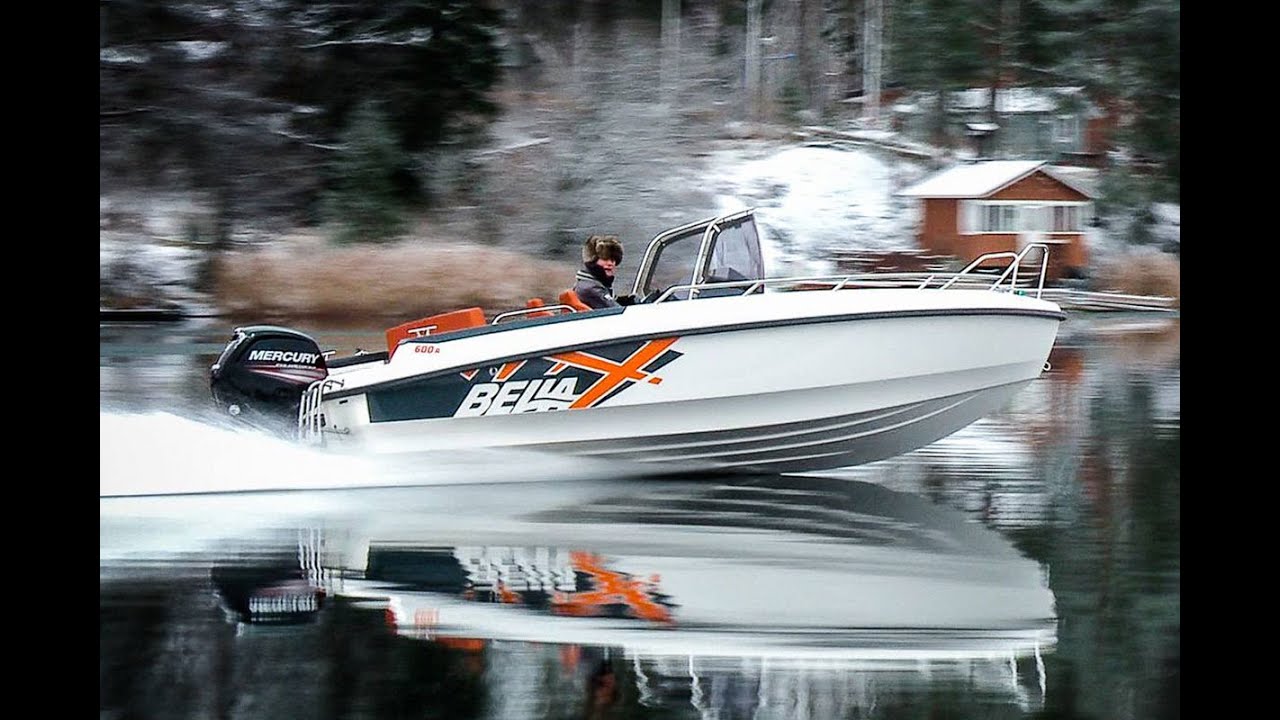 Моторные катера для рыбалки и отдыха Bella 600 BR и 600 R из Финляндии
