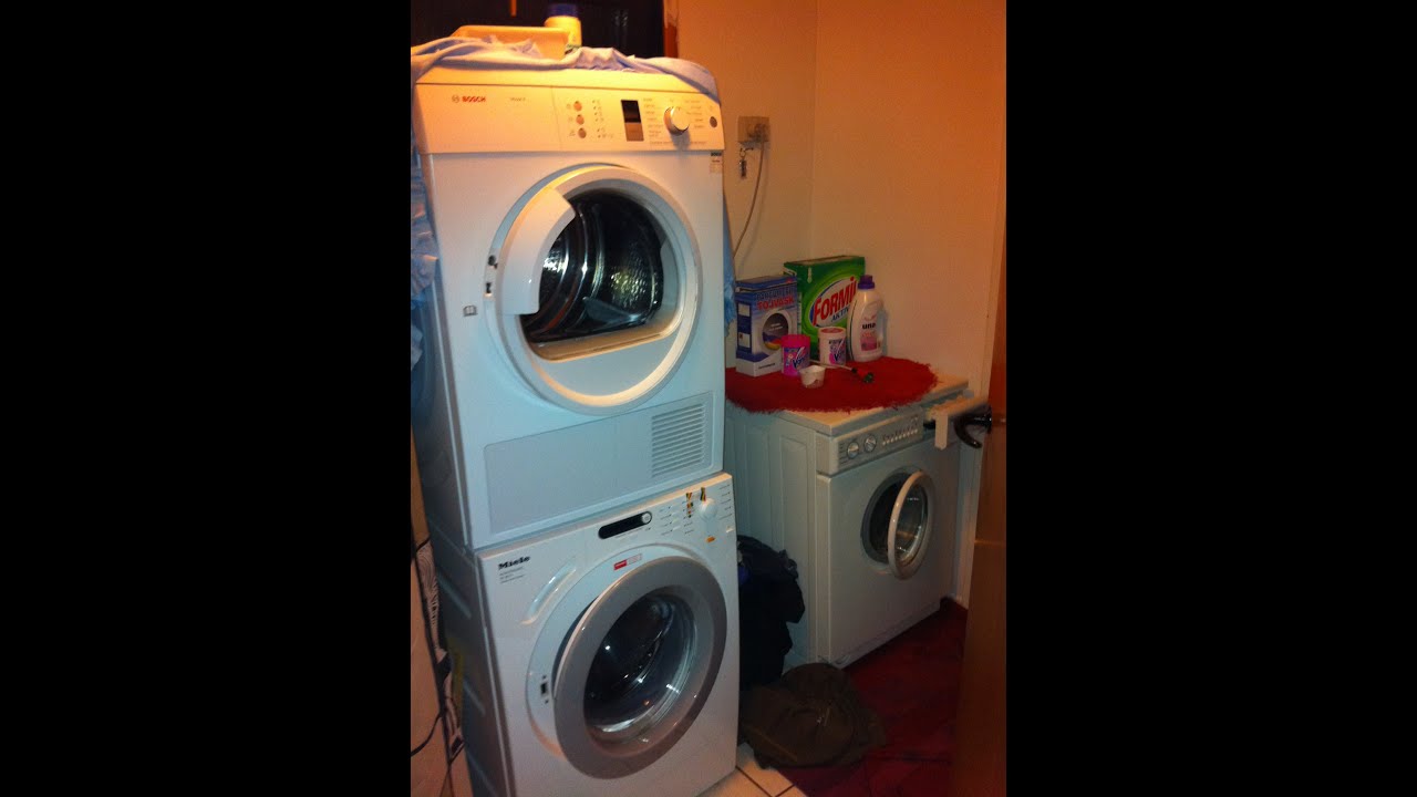 WASH-IN - With the AEG & Miele washer & Bosch dryer