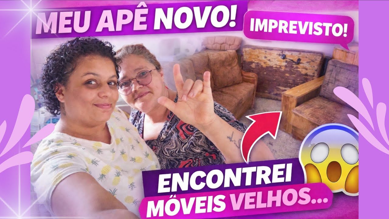MEU APÊ NOVO 😍 (mas olha o que a antiga moradora deixou 😱)