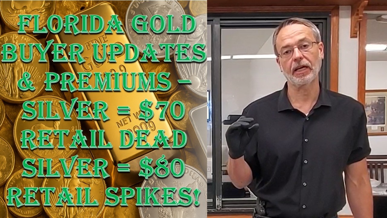 Florida Gold Buyer Updates Premiums 4/16/26 Silver = $70 Retail Dead - Silver = $80 BOOMING SALES!!!