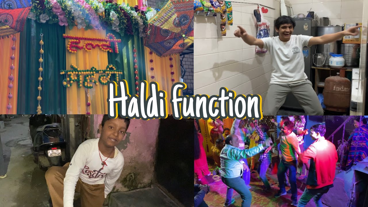 Humne liye ayush badmash se bhot maje 😂 | Haldi function full enjoyment 