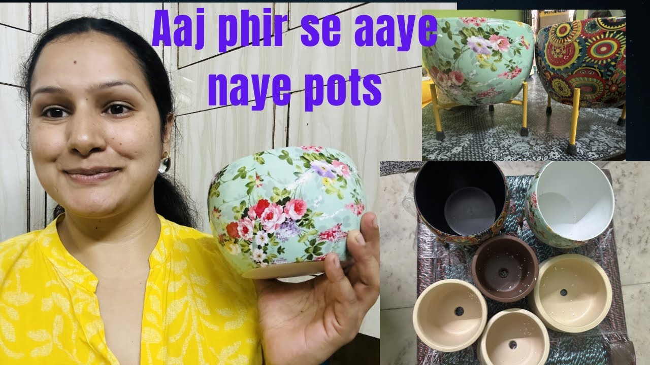 Aaj phir aaye naye pots#youtuber #kichenmakeover #recipe #cooking 