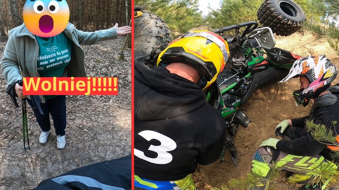 Rolka Quadem Crash | Angry People ? xD | ATV na kopalni | EnduroBrothers