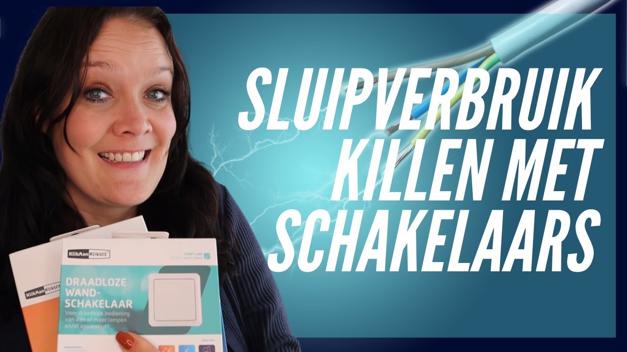 Sluipverbruik killen met de schakelaars van KlikAanKlikUit (Opgewekt! Aflevering 4)