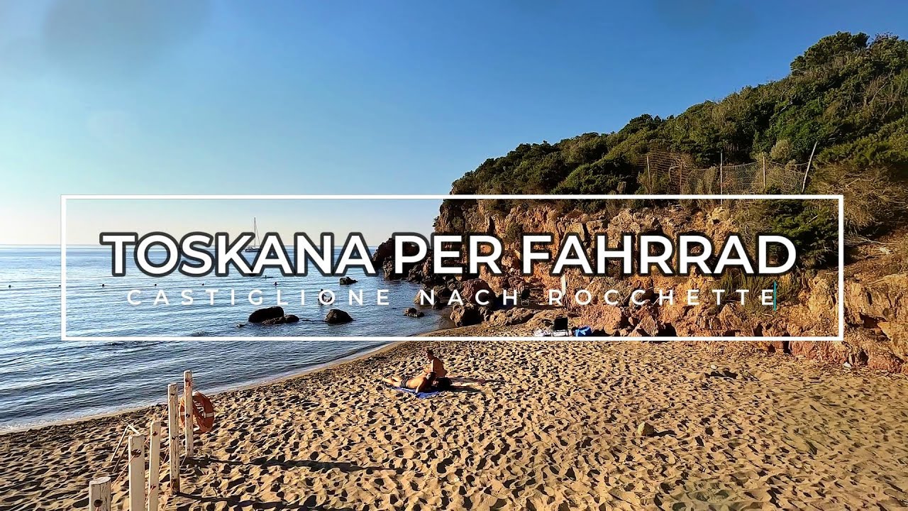 Riva del Sole nach Rocchette zum Traumcafé am Meer🚴‍♀️🌊Toskana per Fahrrad