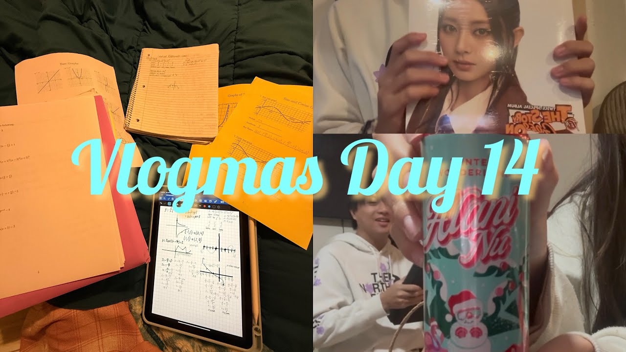 Vlogmas Day 14: Shopping + Haul, More Studying 