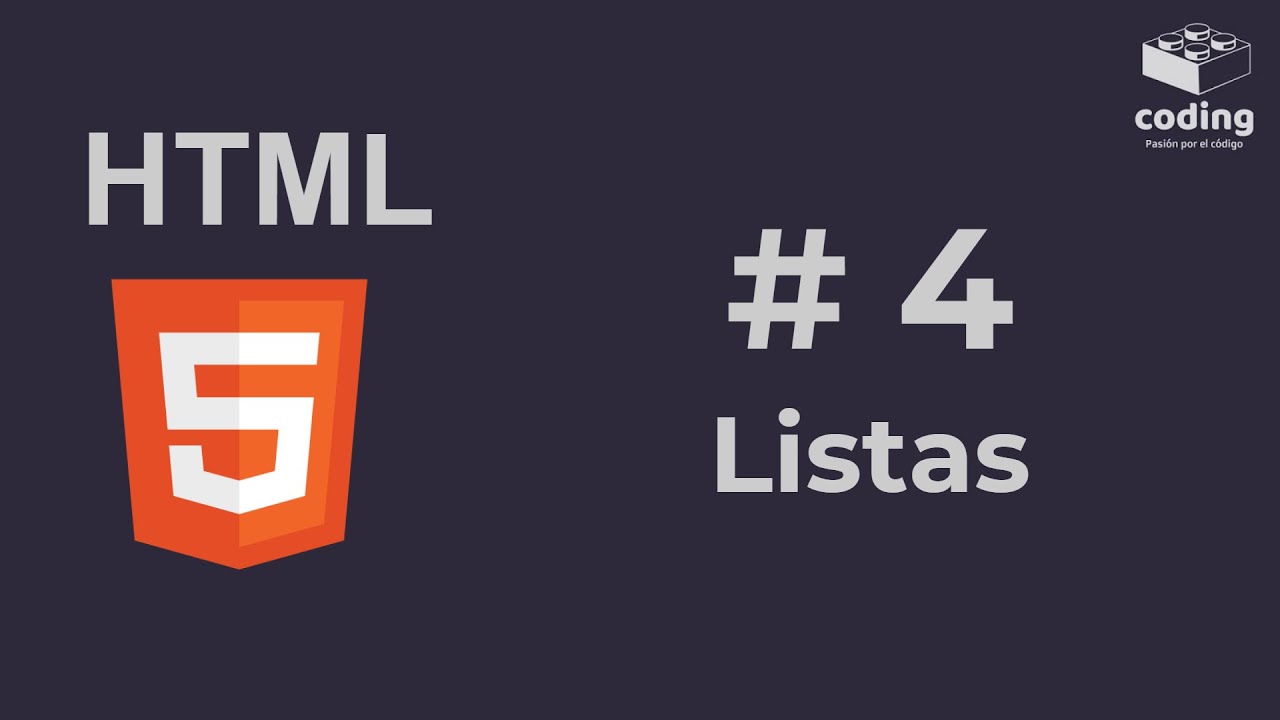 🛑 #04 CÓMO CREAR LISTAS -  Curso HTML 🖥️