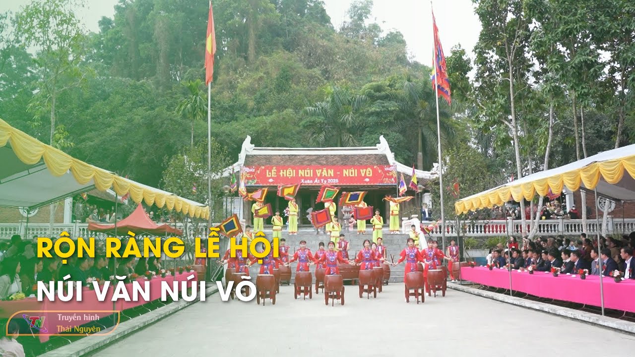 Rộn ràng Lễ hội Núi Văn Núi Võ | Thái Nguyên TV
