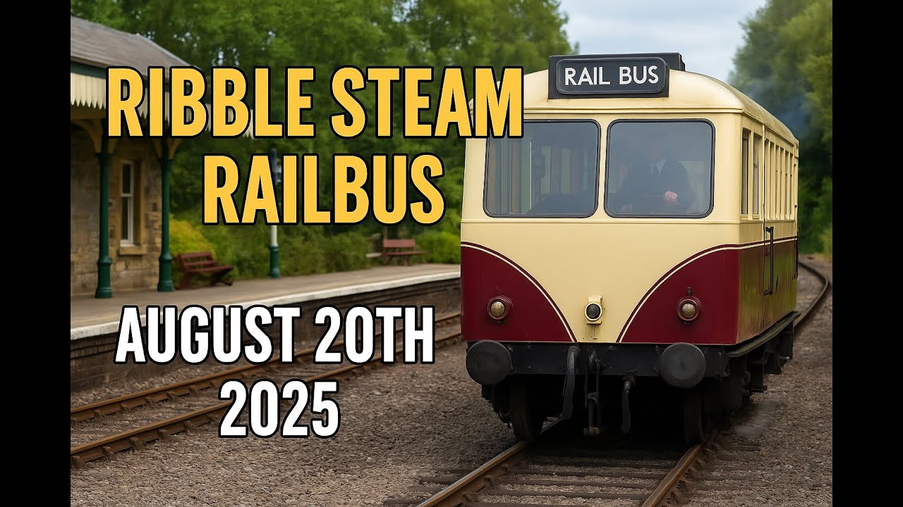 Ribble Steam Railbus Special | Preston Heritage Railway Event (20 August 2025)