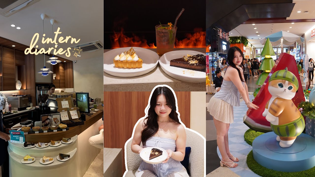 intern diaries ˚.🎀⋆ mofusand pop-up, cafe dates, yochi addiction, daily life, learning to whistle