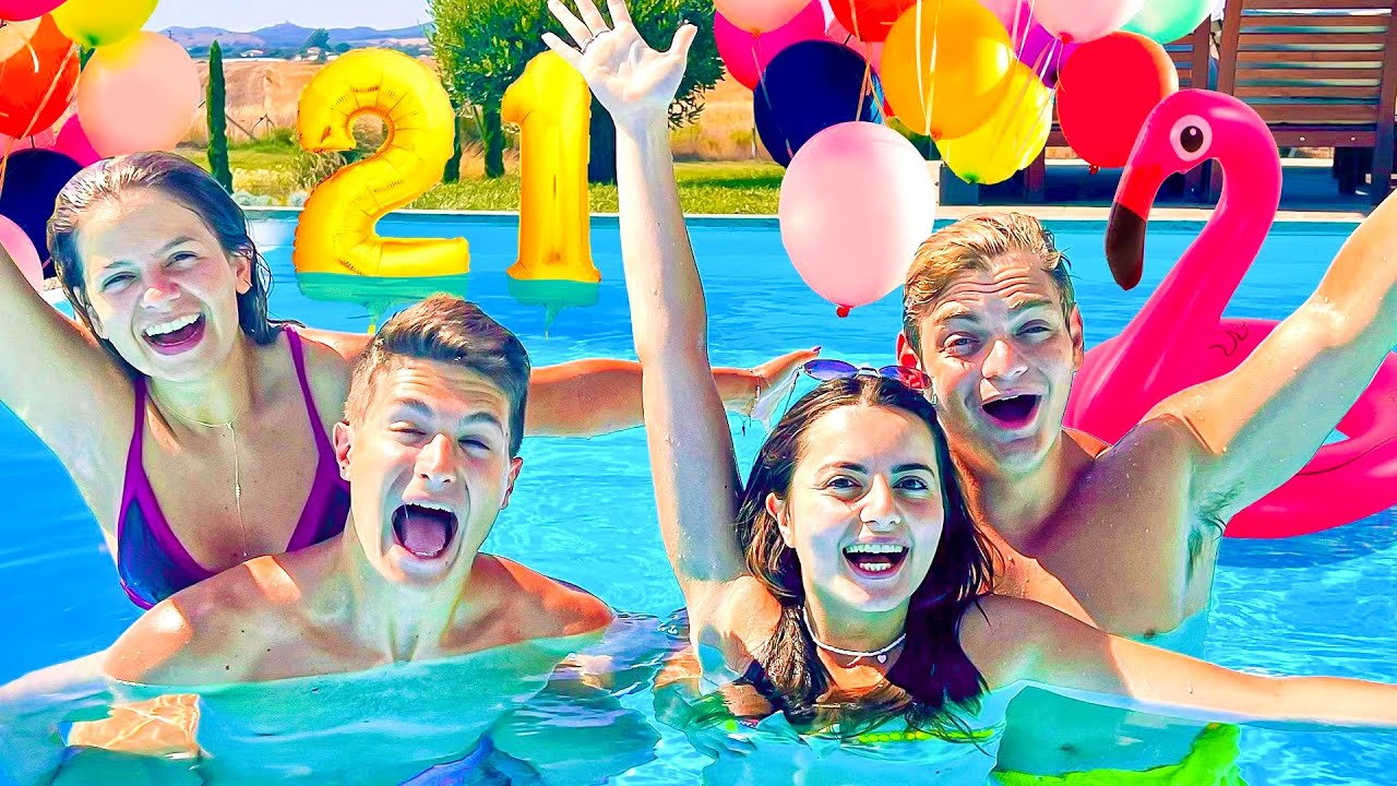 FESTA DI COMPLEANNO DI MATTI IN PISCINA CON I NOSTRI AMICI!!🎉