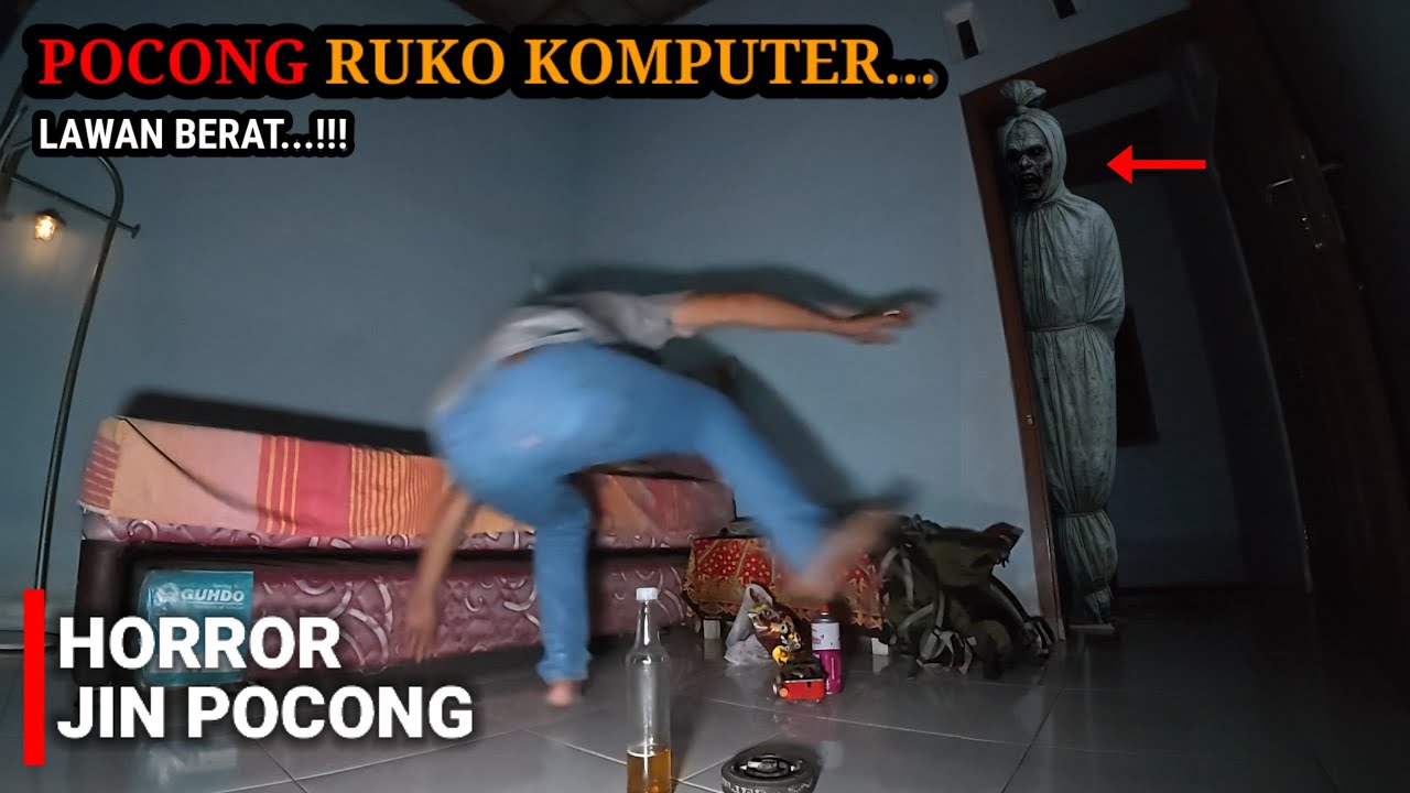HORROR‼️GANASNYA TEROR POCONG RUKO KOMPUTER || EL ADVENTURE UJI NYALI 