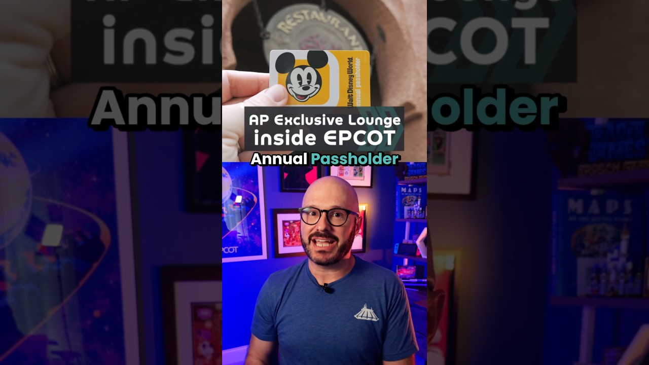 В эксклюзивном зале для владельцев годовых абонементов в EPCOT 🧞&zwj;♂️#disneyworld