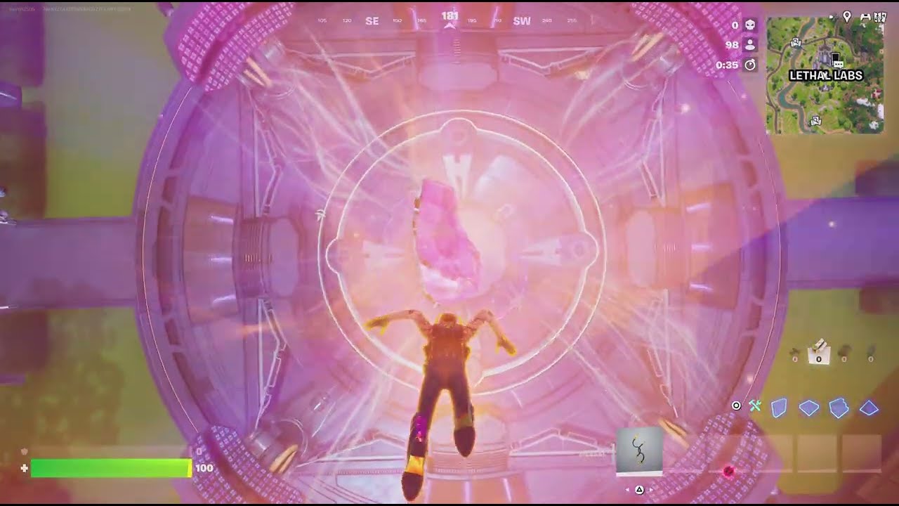 I was abducted by the dark voyager in fortnite power hour week 3