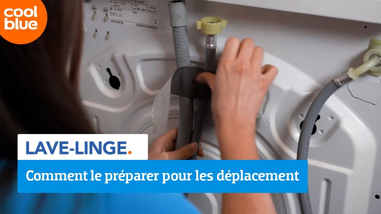 Comment d&eacute;brancher ta machine &agrave; laver ?