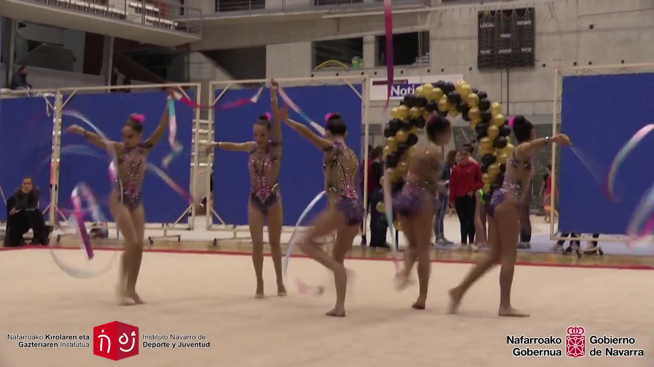 Gimnasia Rítmica.  Campeonato Navarro y Nacional de Rítmica 2018.