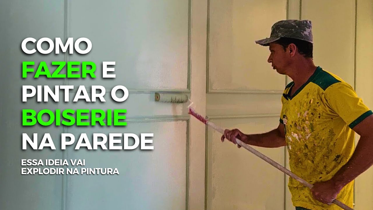 COMO FAZER O BOISERIE NA PAREDE (JEITO FÁCIL E PRÁTICO) PASSO A PASSO