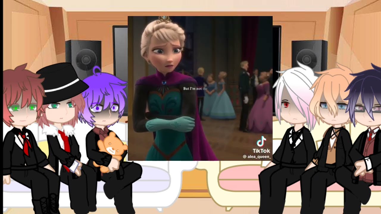 Diabolik Lovers react to Yui as Elsa||Frozen