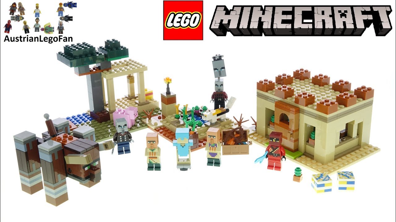 LEGO Minecraft 21160 The Illager Raid - Lego Speed Build Review