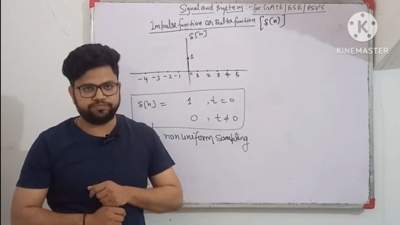 Unit Impulse Signal/Signal and System  for ESE/GATE/PSU'S /UPPCL AE.