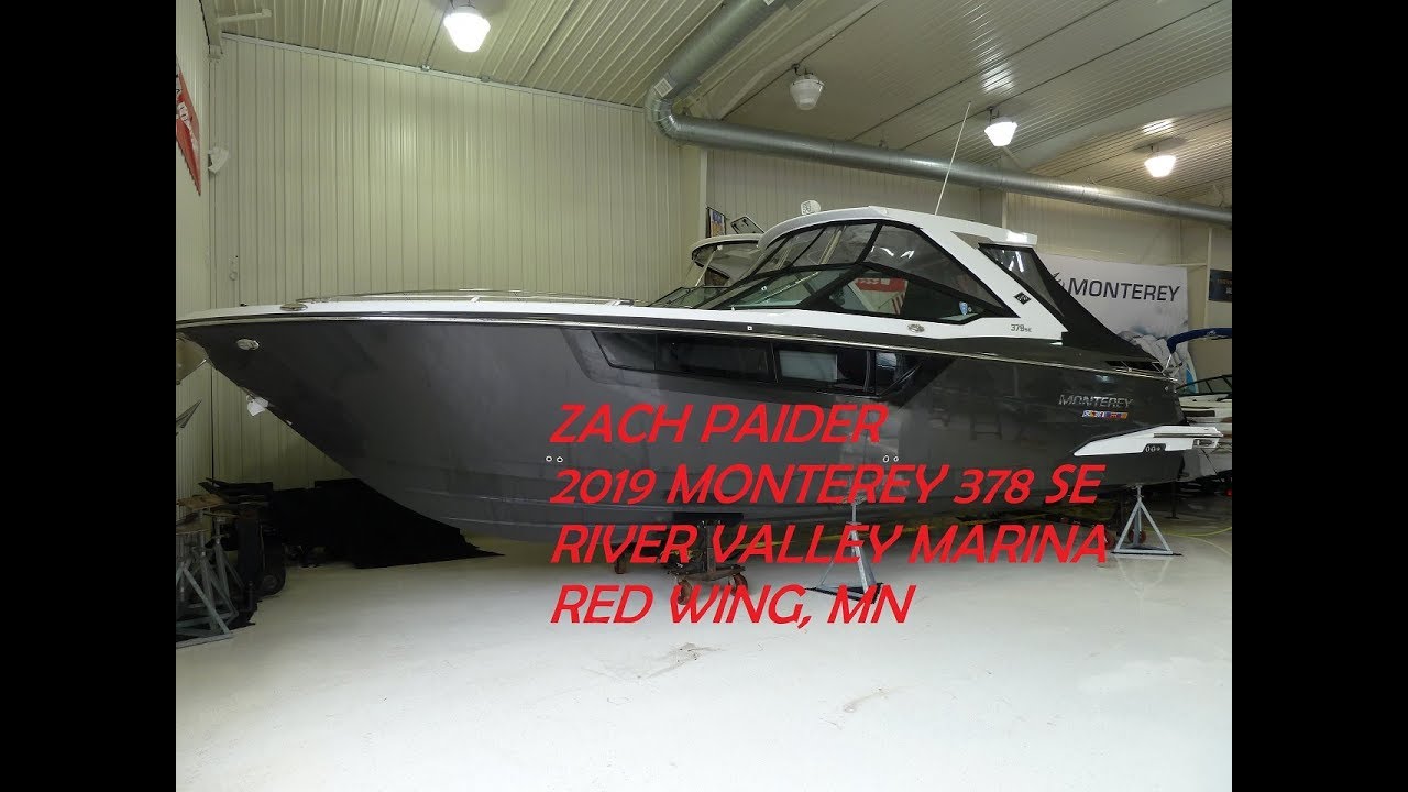 Monterey 378SE, 2019, For Sale, Zach Paider, River Valley Marina, Red Wing, MN