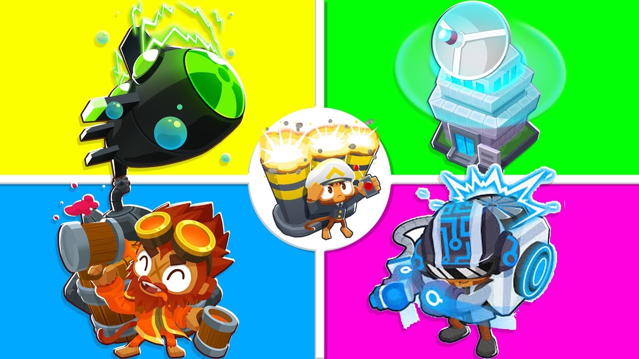 Bloons TD 6 - The FASTEST God Boosted Mortar Monkey Challenge | JeromeASF