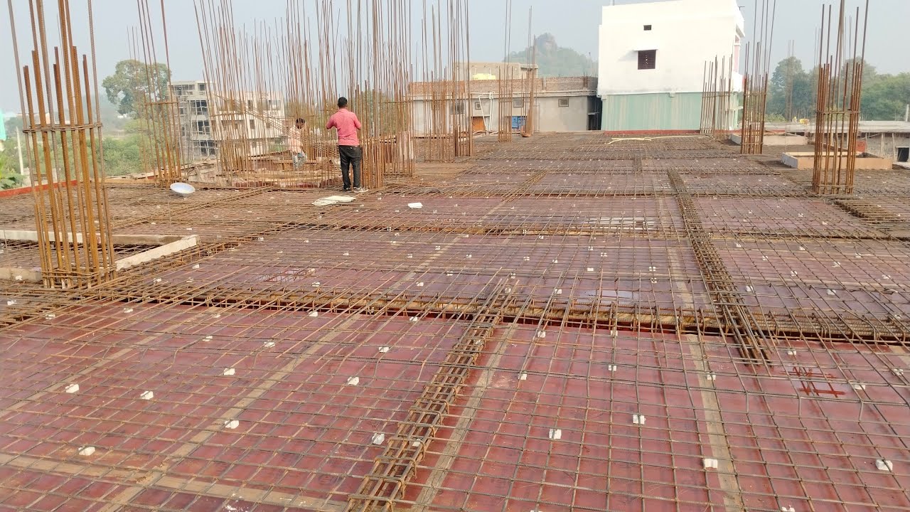 Slab Reinforcement Checking ✅ as per Drawing #slab #steel #sitevisit #civilengineering #viralshorts