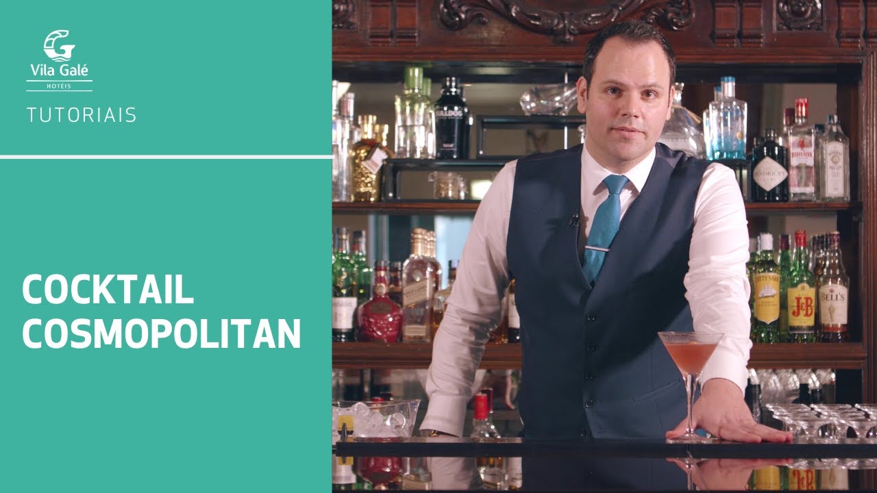 Como fazer Cocktail Cosmopolitan - Tutoriais Vila Galé