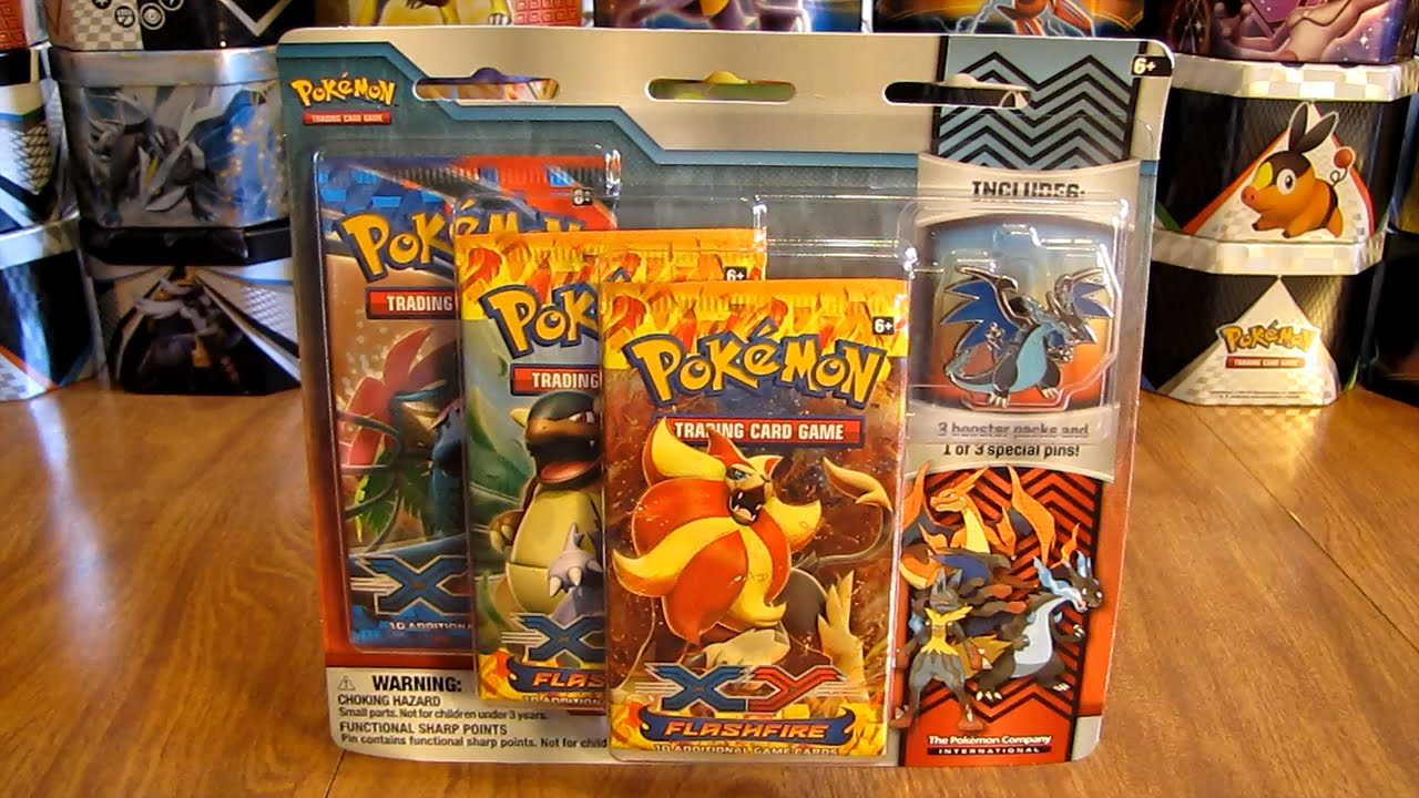 Mega Charizard X Pin Blister Pack Opening