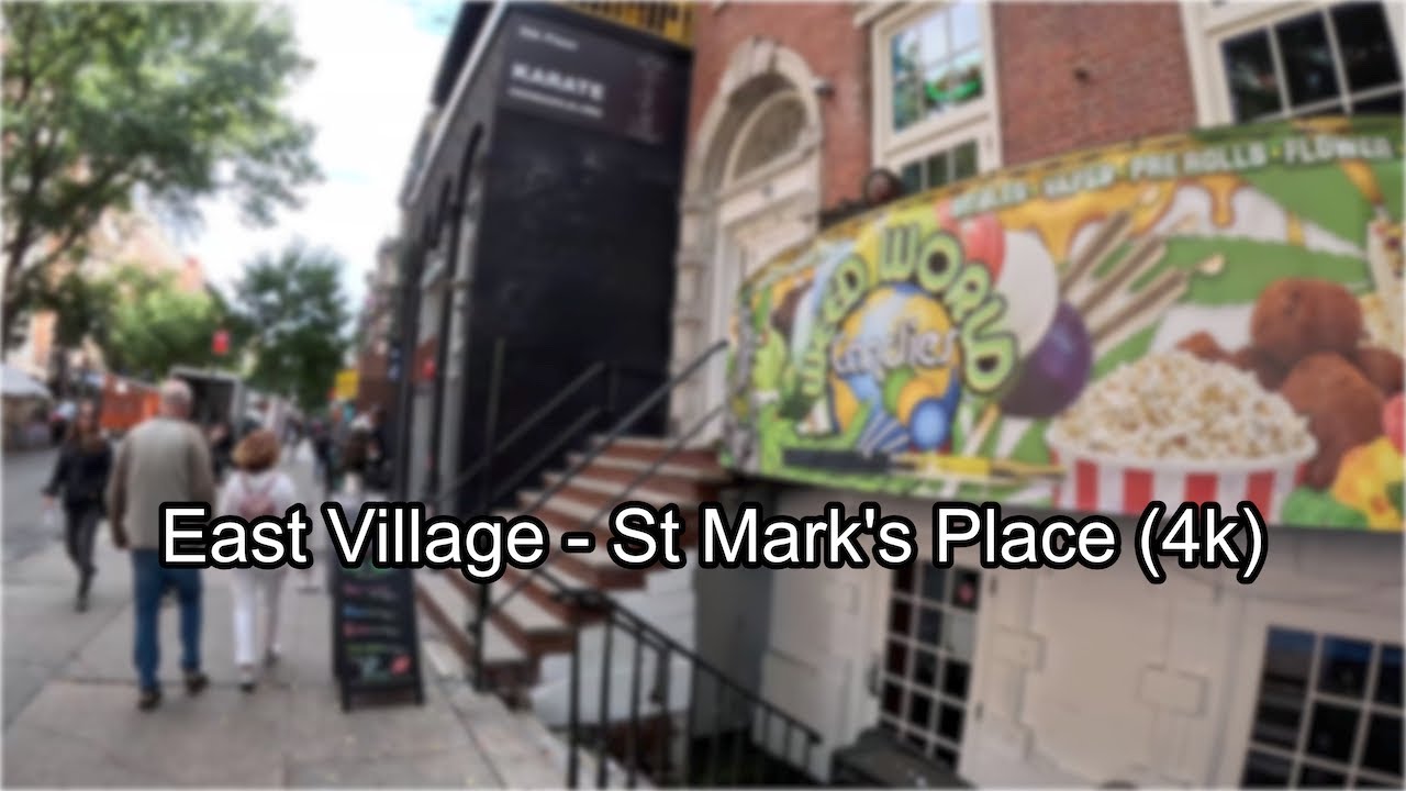 East Village - St Mark's Place (4K)