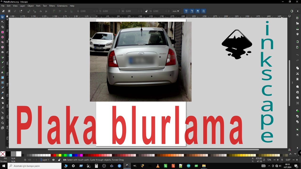 Inkscape - 17 | Plaka Blurlama