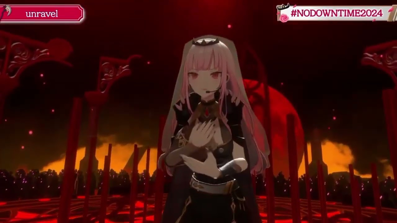Unravel - Mori Calliope (3D live) cover