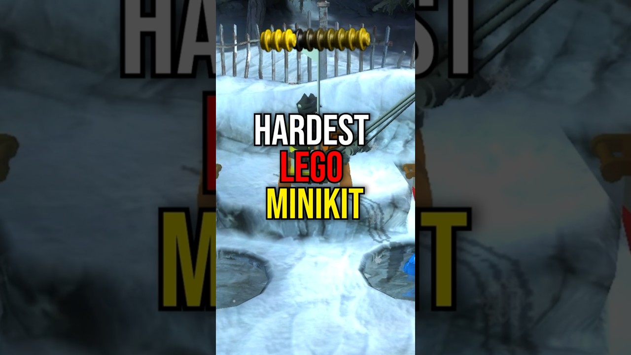 THE HARDEST LEGO MINIKIT TO COLLECT #lego #legogames #gaming #legobatman #funfacts #minikits