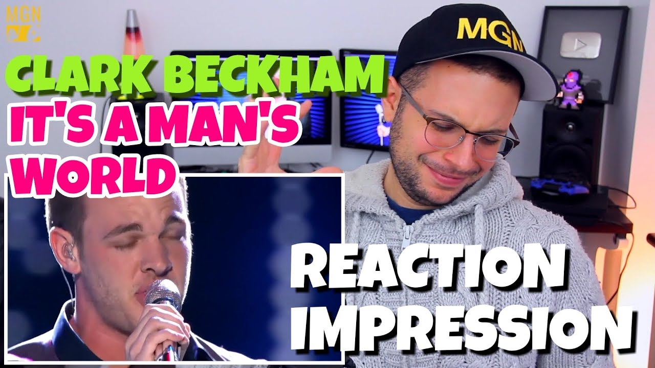 Clark Beckham - It's A Man's Man's Man's World | American Idol 15 | REACTION & IMPRESSION