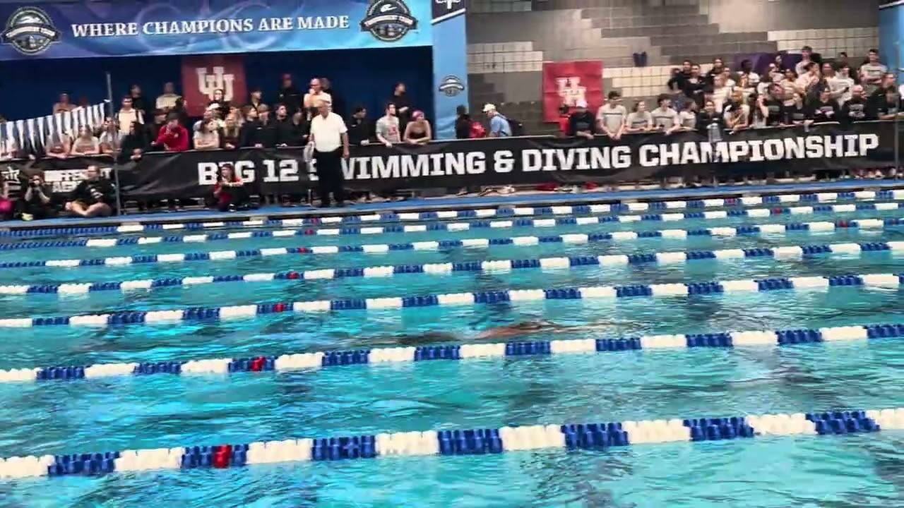 Men’s 400 medley relay finals Big 12 Swimming & Diving Championships, Arizona State University