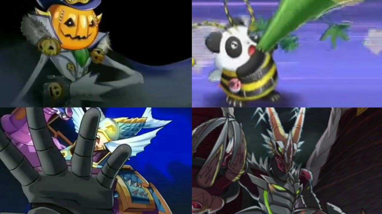Ultimate Skill Animation (With Sound) : Noble Pumpmon, Panbachimon, Neptunemon, Examon X - D-Master