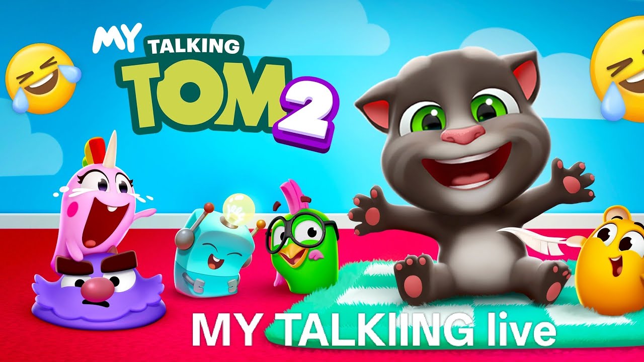 🛑live talking tom live #talkingtom#talkingtom2#trending#live#funnycat#satisfying