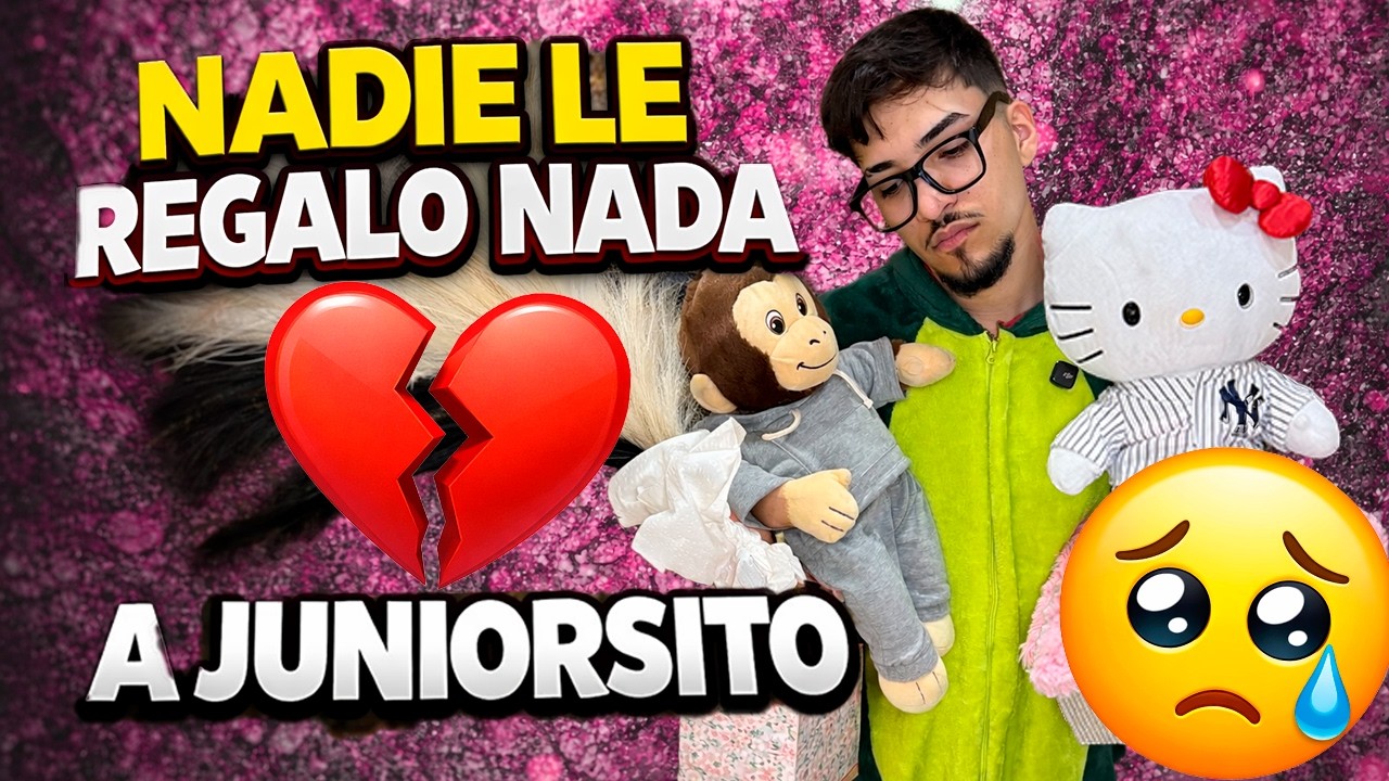 JUNIOR HACE UN REGALO PERO SALE MAL | JUNIOR VLOGS