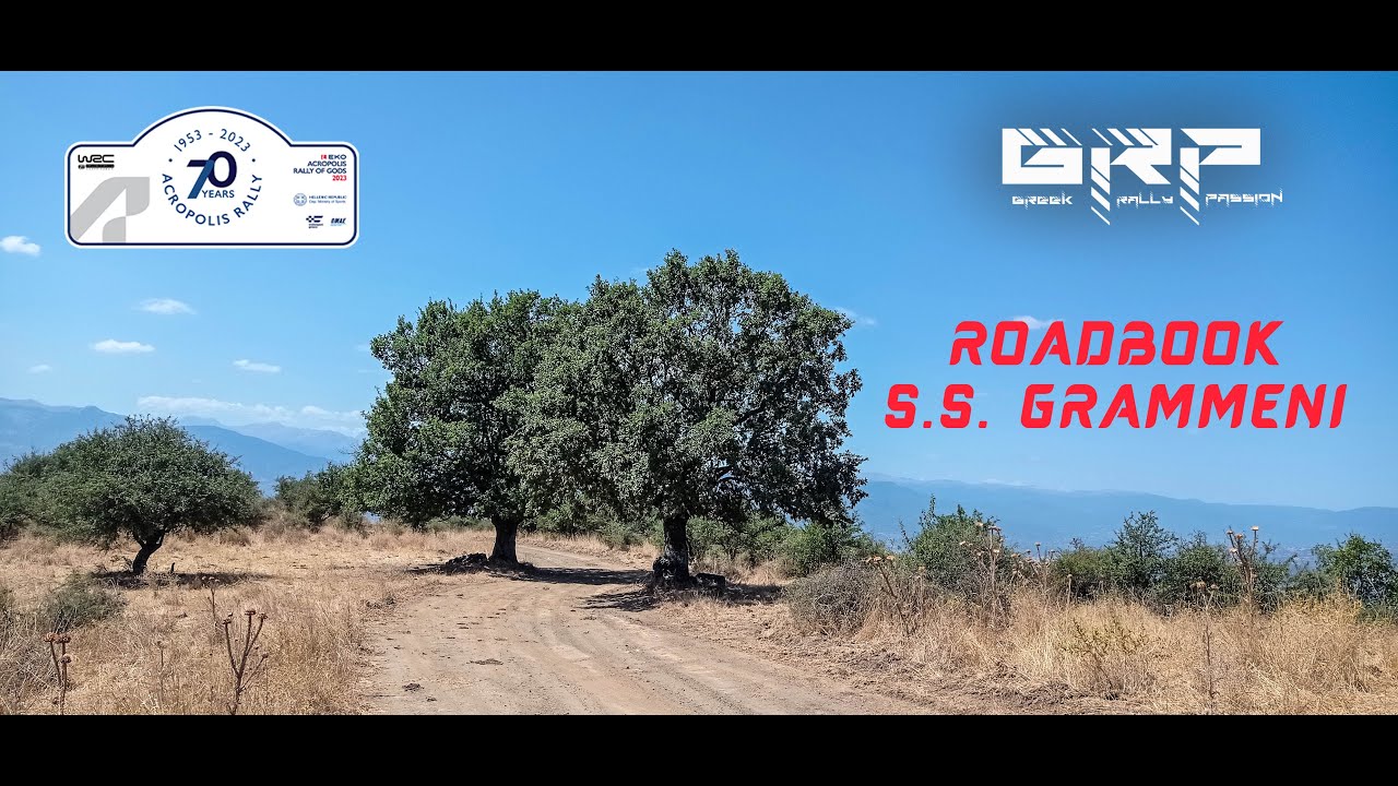 WRC Rally Acropolis  - Roadbook - S.S.Grammeni