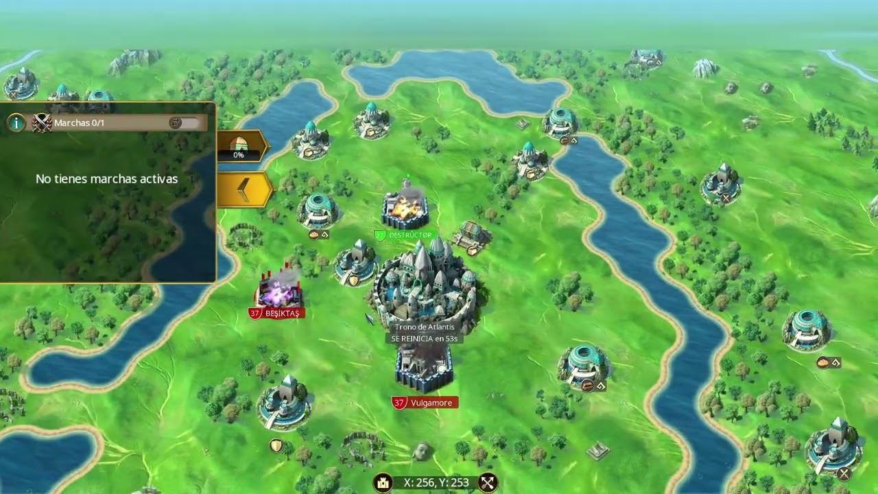 March of empire Atlantis throne