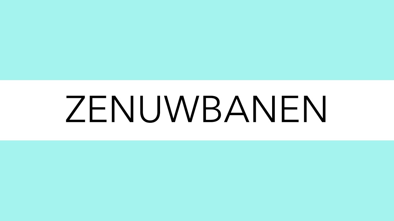 Zenuwbanen - piramidebaan/gnostische en vitale sensibiliteit